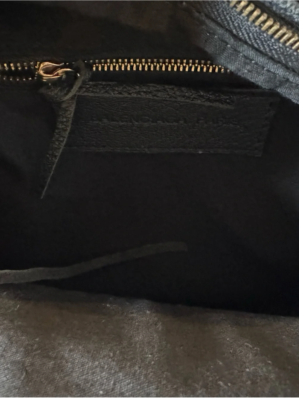 Balenciaga Black Mini Backpack Purse
